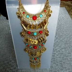 Ancient gold color necklace